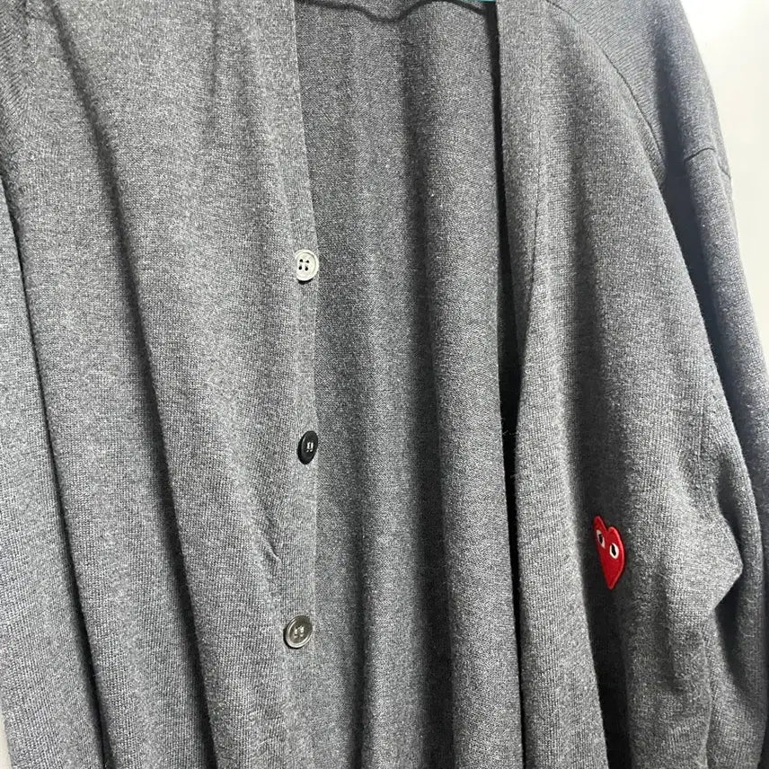 [BUNJANG] Comme des Garcons Gray Cardigan L / 꼼데가르송 그레이 가디건  L