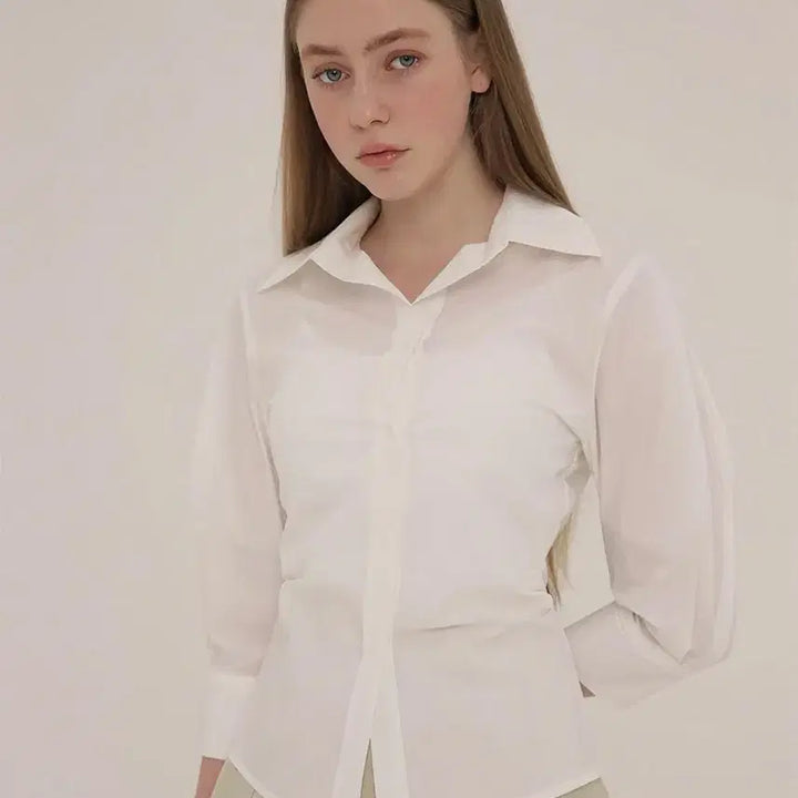 [BUNJANG] Around U Dart Shirt Deep Navy M / 어라운드율 다트 셔츠 딥네이비 m