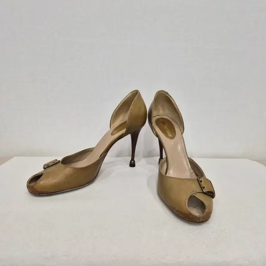 [BUNJANG] Sergio Rossi Open-Toe Pumps Heels / SERGIO ROSSI 세르지오로시 정품 여성 구두 오픈토 펌프스 힐