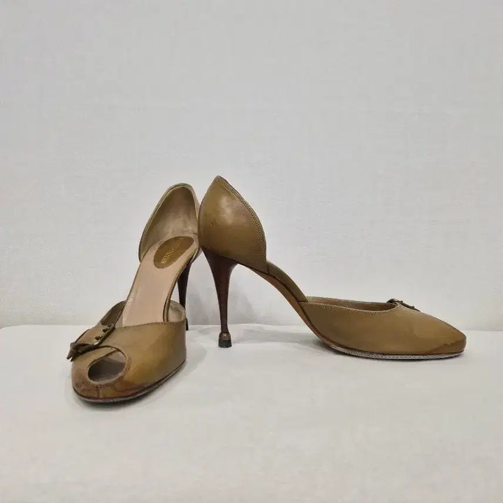 [BUNJANG] Sergio Rossi Open-Toe Pumps Heels / SERGIO ROSSI 세르지오로시 정품 여성 구두 오픈토 펌프스 힐