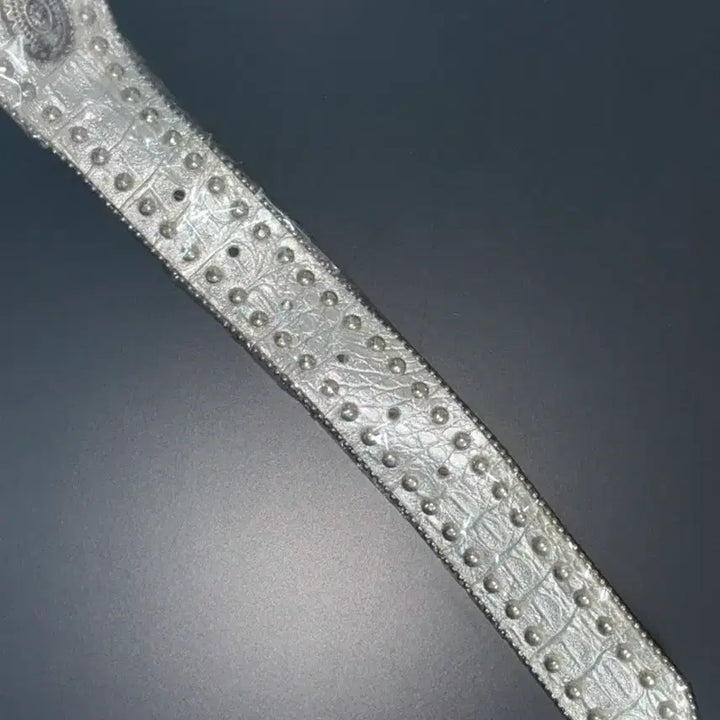 [BUNJANG] Vintage Silver Studded Belt / 빈티지 쇠맛 실버 벨트 - !! 네고 가능