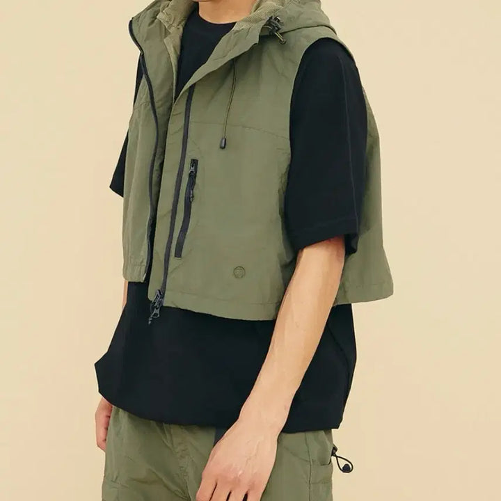 [BUNJANG] Outstanding Utility Vest Olive / 아웃스탠딩 UTILITY VEST