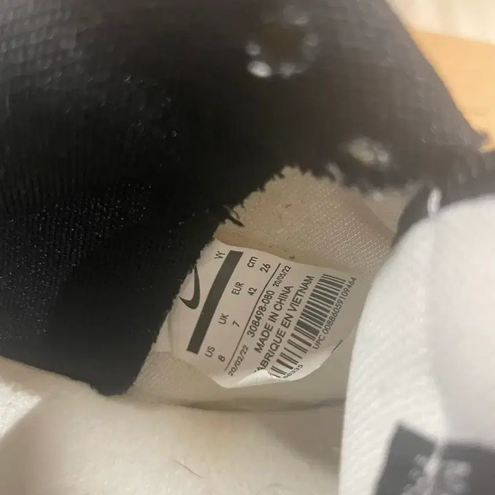 [BUNJANG] Nike Air Force 1 Black/White Sneakers / 나이키 에어포스1 블랙/화이트