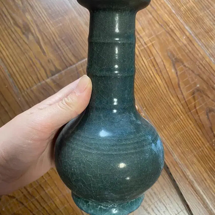 [BUNJANG] Authentic Longquan Celadon Vase - Qing Dynasty / 진품 청나라초기 용천요