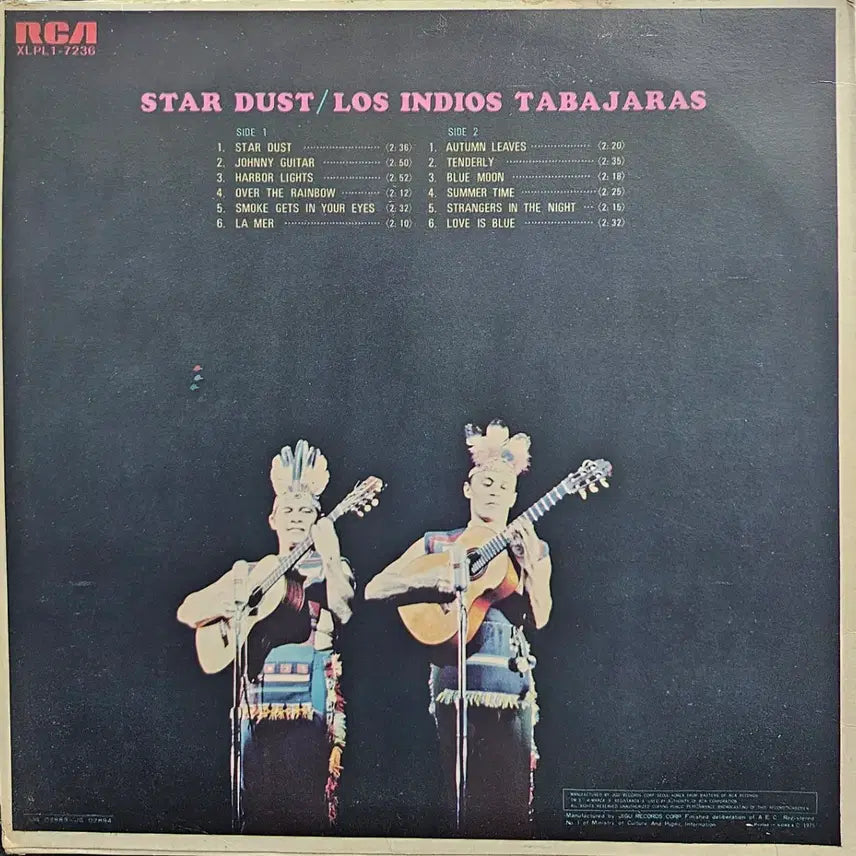 [BUNJANG] Los Indios Tabajaras LP / 로스 인도디오 타라하라스 LP