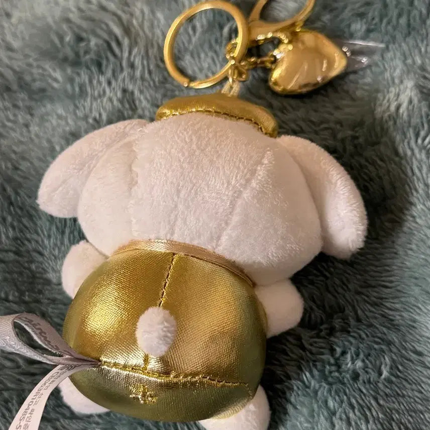 [BUNJANG] Sanrio Pompompurin &amp; Cinnamoroll Plush Keychain Set / 택있는새제품 산리오 폼폼푸린, 시나모롤 인형 키링