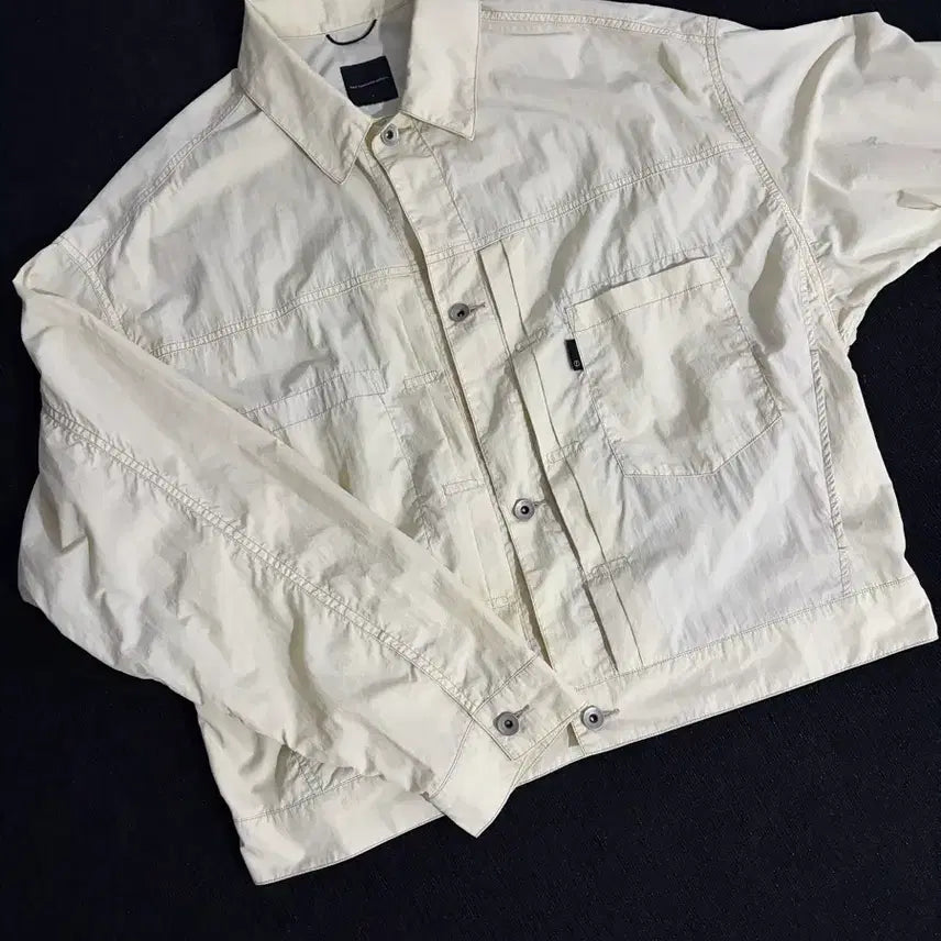 [BUNJANG] Moif Trucker Jacket Cream / 모이프 트러커 자켓 크림색상