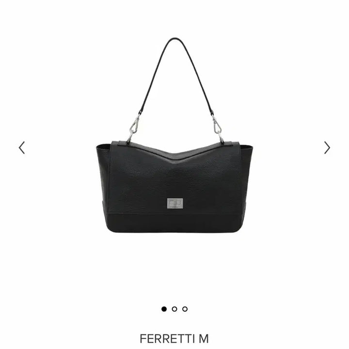 [BUNJANG] minitmute Peretti Medium Shoulder Bag Black / 미닛뮤트 페레티 미듐 +이너백