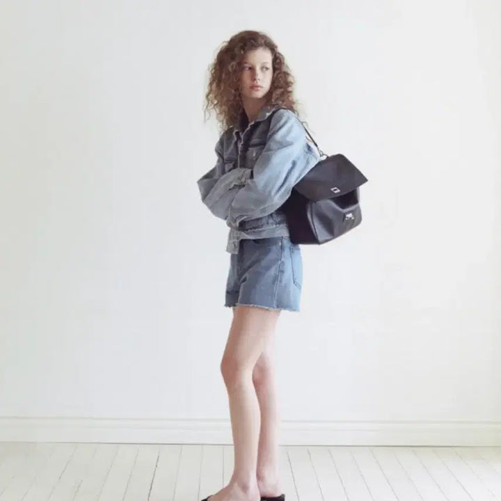 [BUNJANG] minitmute Peretti Medium Shoulder Bag Black / 미닛뮤트 페레티 미듐 +이너백