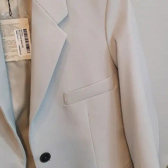 [BUNJANG] Stylenanda High-Quality Two-Button Boxy Jacket - Grey / 스타일난다 하이퀄리티 투버튼 박시자켓 그레이프리 택채새옷