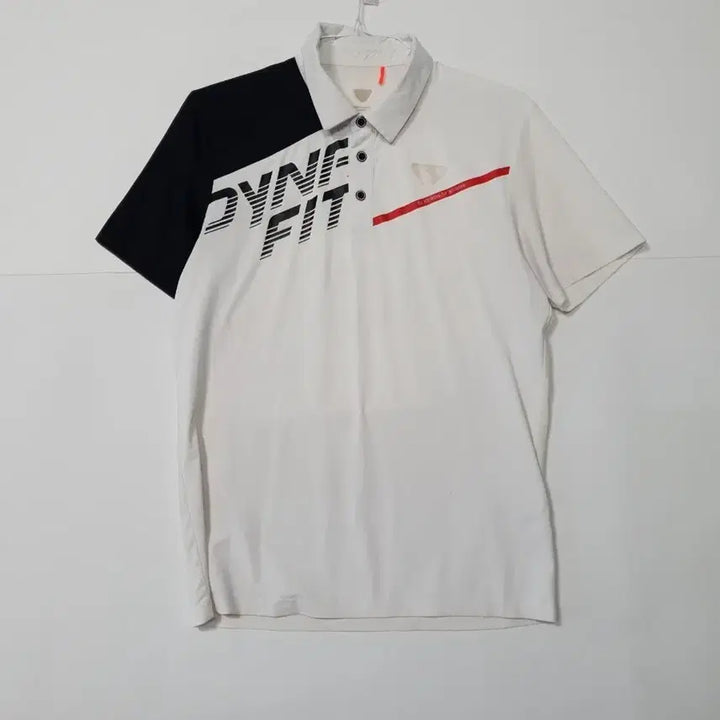 [BUNJANG] Dynafit Short-Sleeve Polo Shirt (White/Black) / 다이나핏 반팔 카라티 화이트 블랙 기능성 ㅡ0265