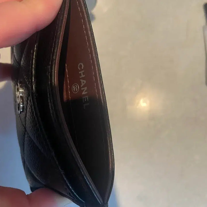 [SOLD OUT] 샤넬 캐비어 카드지갑 블랙