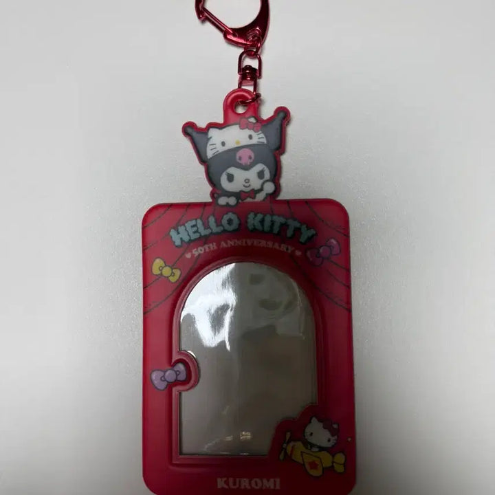 [BUNJANG] Kuromi Hello Kitty 50th Anniversary Photocard Holder / 쿠로미 헬로키티 50주년 포토카드 홀더