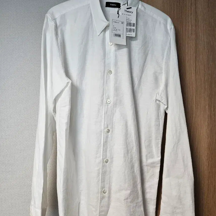 [BUNJANG] Theory Linen Shirt White M / 띠어리 린넨 셔츠(흰색, M)