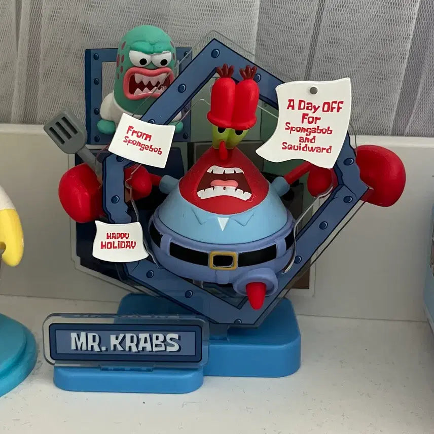 [BUNJANG] SpongeBob SquarePants Mr. Krabs Diorama Figure - Mint Condition / 스폰지밥 집게사장 디오라마 피규어 미스터 크랩 mr.krabs 미개봉