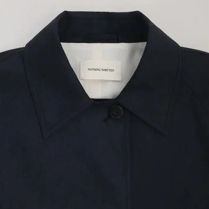 [BUNJANG] Nothing Written Volume Balmacaan Trench Coat / 낫띵리튼 Volume balmacaan trench (Dark navy)