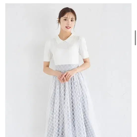 [BUNJANG] TOCCO Closet Pearl Knit Dress / 일본 tocco closet 진주 니트원피스 새상품