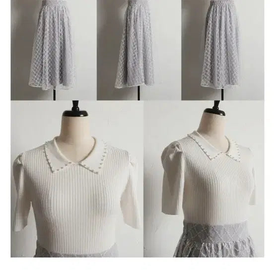 [BUNJANG] TOCCO Closet Pearl Knit Dress / 일본 tocco closet 진주 니트원피스 새상품
