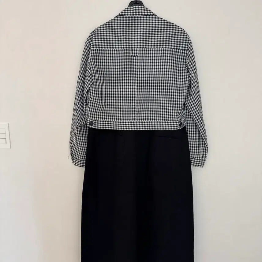 [BUNJANG] Black Cotton Button Long Dress / 롱원피스 버튼원피스 코튼원피스