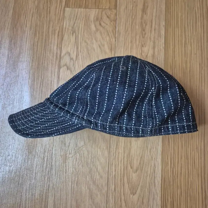 [SOLD OUT] RRL 인디고 도트  스트라이프 데님 서비스캡L