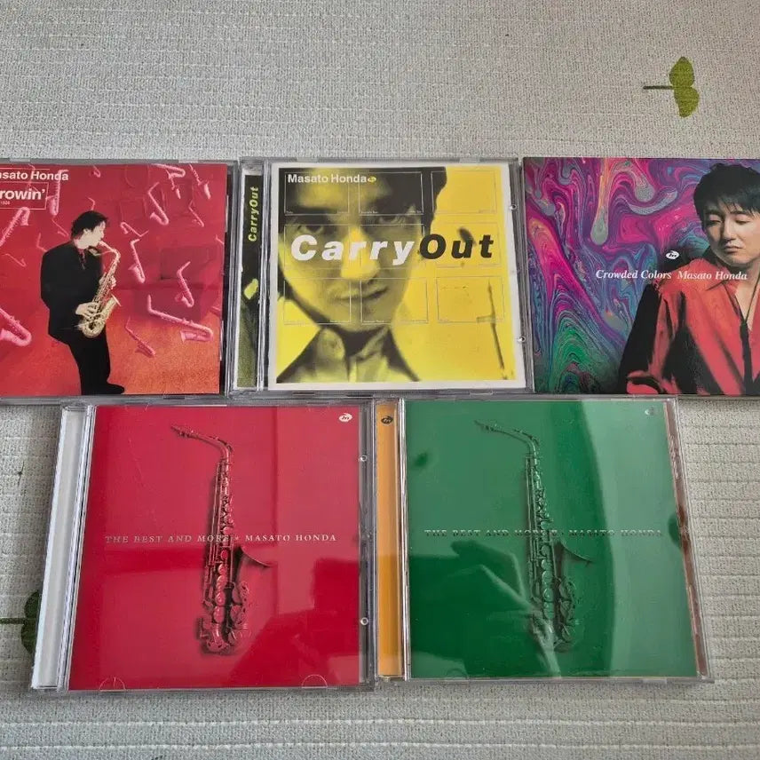 [BUNJANG] Masato Honda Saxophone Fusion Jazz CD Bundle Set / 마사토 혼다 CD 음반 5장 일괄 색소폰 퓨전 재즈