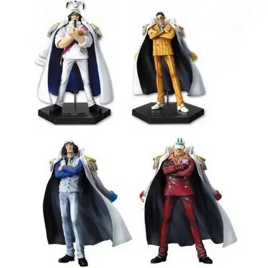 [BUNJANG] Banpresto One Piece DX Marine Admirals 4-Figure Set / 반프레스토 원피스 DX 해군 4대장 피규어 세트 (센고쿠, 아카이누, 아