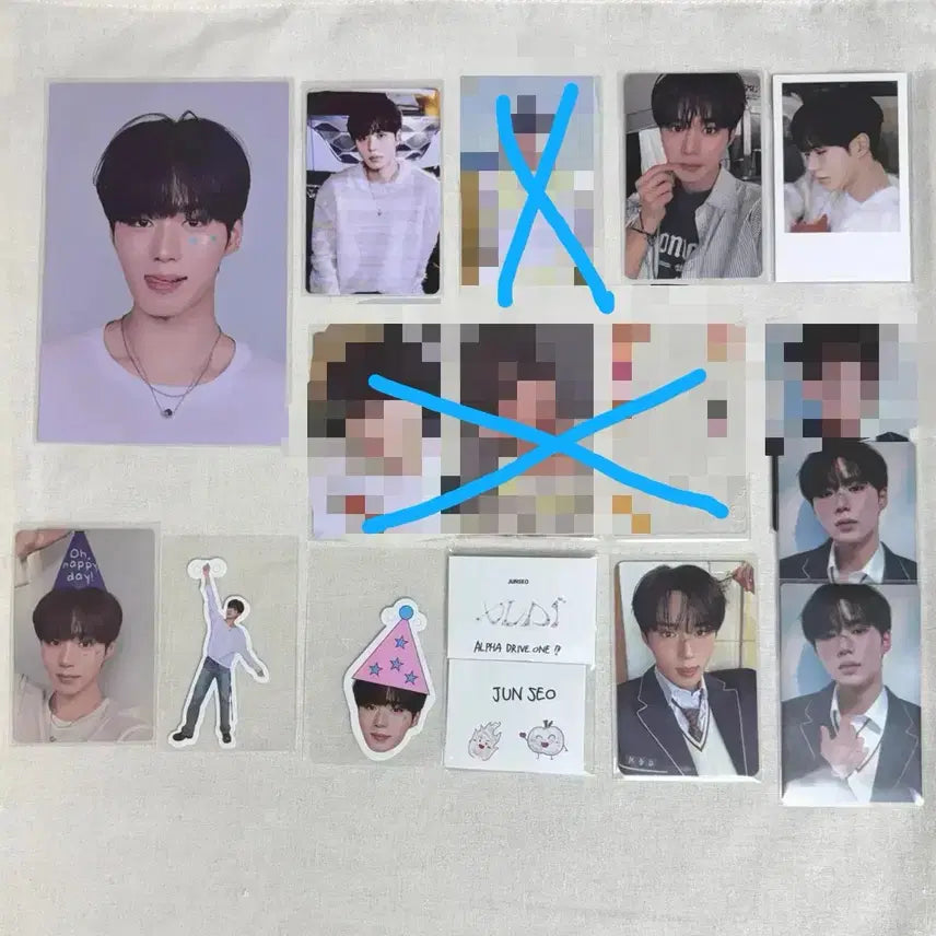 [BUNJANG] Alphadrive One Junseo Photocard Bundle Set / 알파드라이브원 준서 포카 일괄 양도