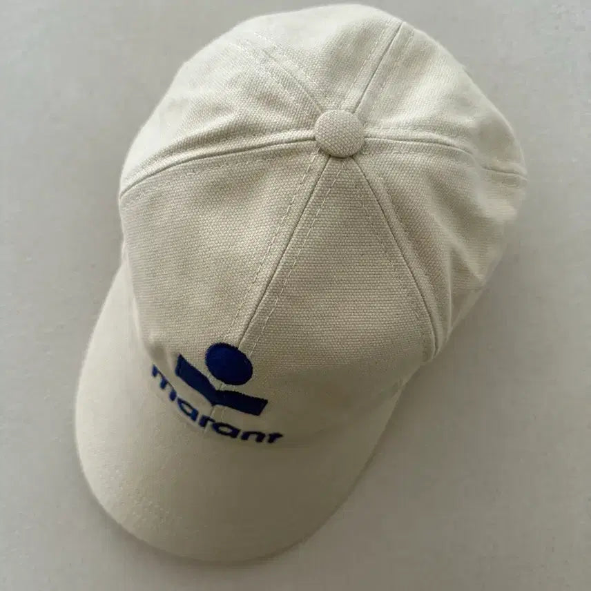 [BUNJANG] Isabel Marant Tyron Logo Ball Cap Beige/Blue / 이자벨마랑 타이론 로고 볼캡 베이지/블루