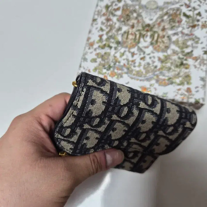 [BUNJANG] Dior Saddle Lotus Oblique Wallet / 디올 새들 로터스 오블리크 반지갑