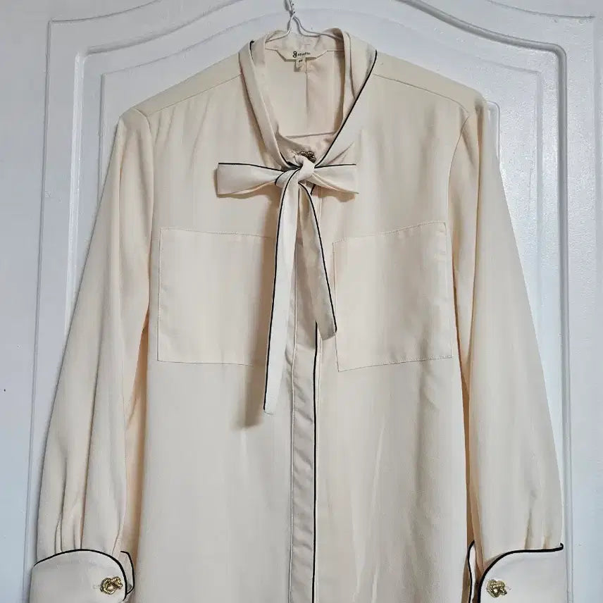 [BUNJANG] G Studio Ribbon Blouse / g스튜디오 커프스소매 블라우스 리본블라우스 상태굿