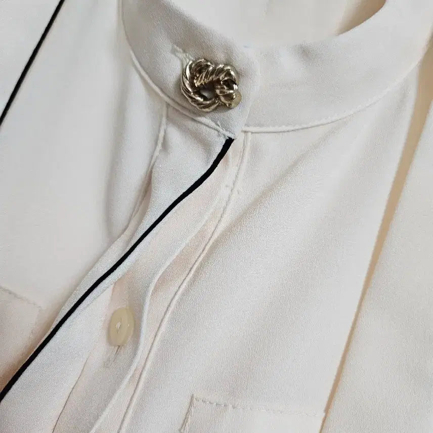 [BUNJANG] G Studio Ribbon Blouse / g스튜디오 커프스소매 블라우스 리본블라우스 상태굿