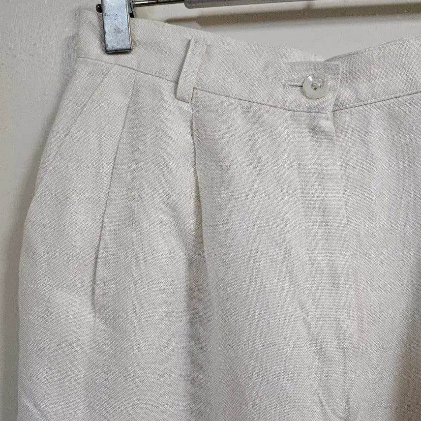 [BUNJANG] Burberry Linen Wide Pants / 버버리/일제 린넨 와이드바지44-55