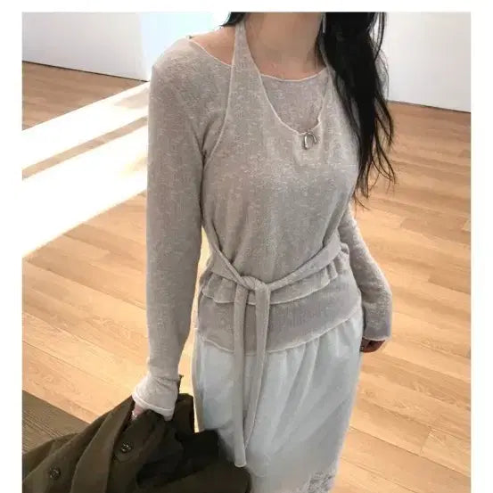 [BUNJANG] Halter Neck Top / @홀터넥 탑 팔아요@
