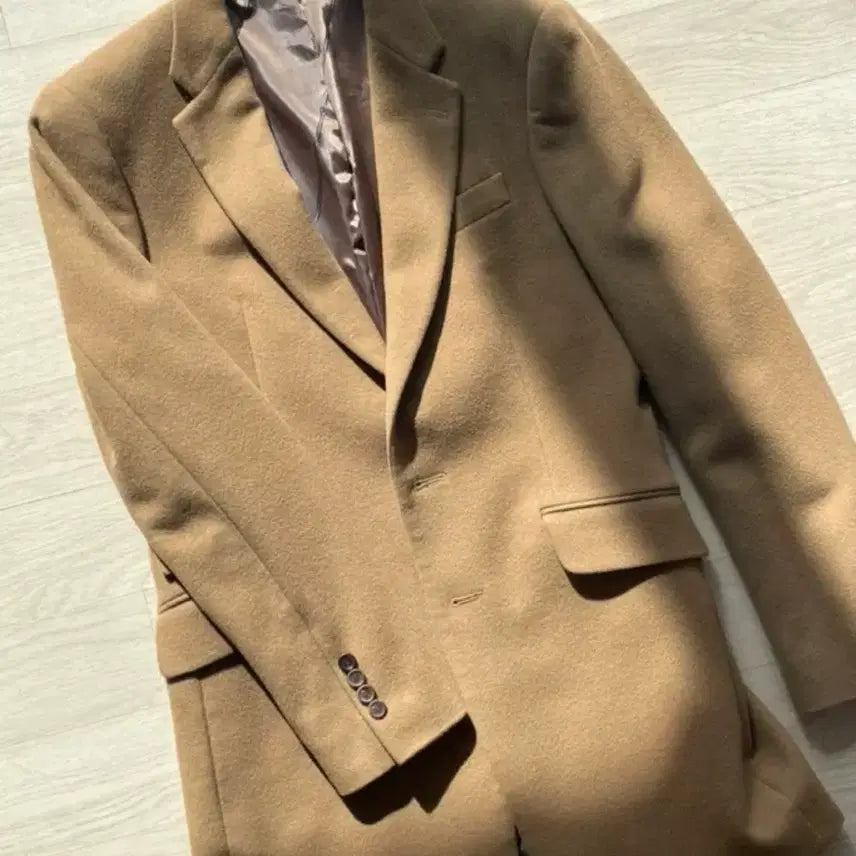 [BUNJANG] Ti for Men Beige Coat / Ti for men 베이지 코트