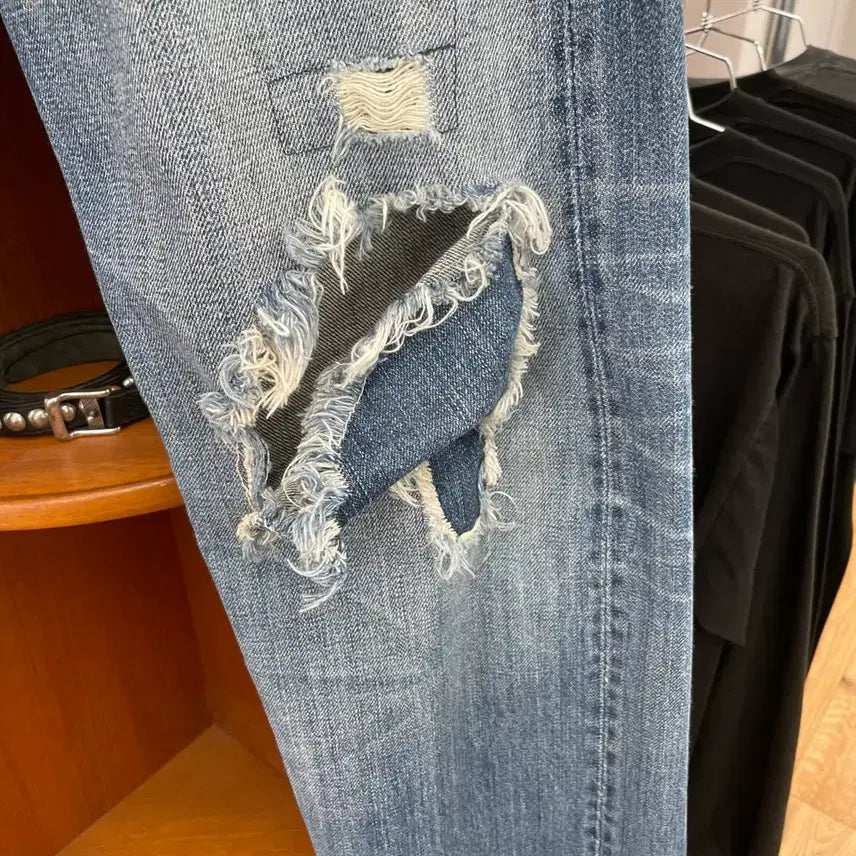 [BUNJANG] LVC Patchwork Denim Pants / [32] LVC 패치워크 데님 팬츠