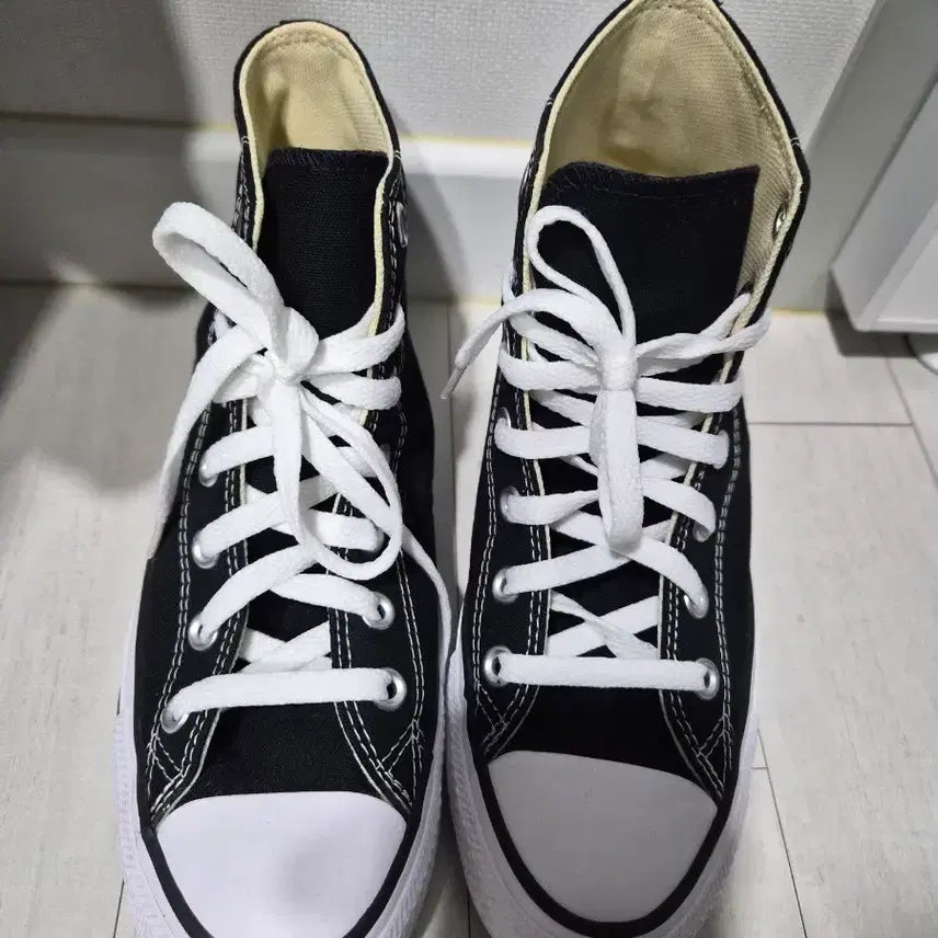 [BUNJANG] Converse All Star High Black Sneakers / 컨버스 올스타 하이 블랙 M9160C 240 새제품