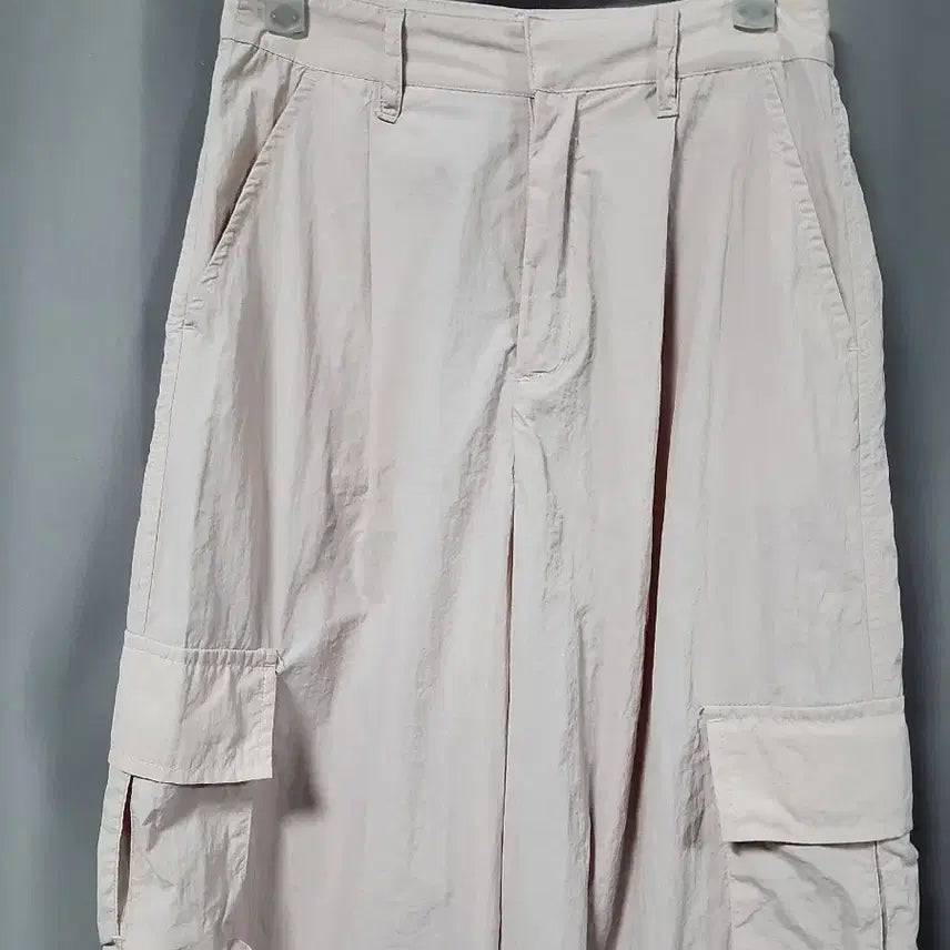 [SOLD OUT] 스파오 연핑크 카고 바스락 조거팬츠