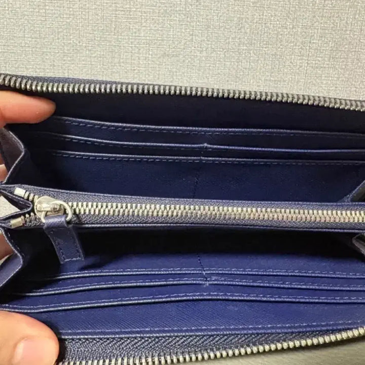 [BUNJANG] Lacoste Navy Long Wallet / 라코스테 네이비 장지갑