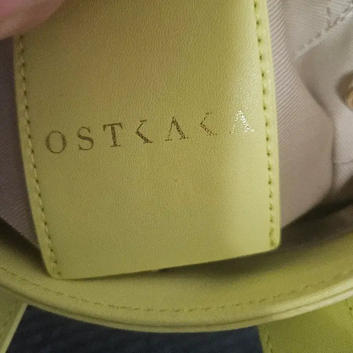 [BUNJANG] OSTKAKA Numer Mesh Lime Crossbody Bag / 오스트카카 누메르 메쉬 라임
