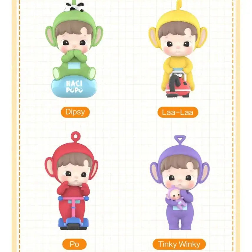 [BUNJANG] Pop Mart Hachipupu Teletubbies Collaboration Figure / 팝마트 하치푸푸 텔레토비 콜라보 판매