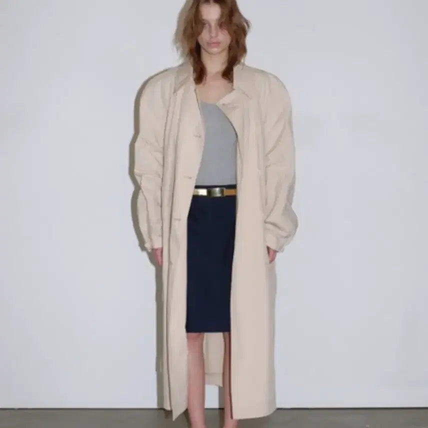 [BUNJANG] Overdue Flare Trench Coat / 오버듀플레어 트렌치