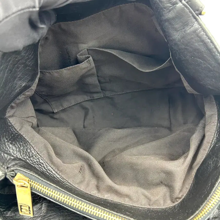 [BUNJANG] Fendi Mia Shoulder Bag - Large / 펜디 블랙 레더 미아 숄더백 라지(수요일까지만 이가격)