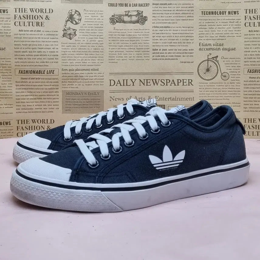 [BUNJANG] Adidas Nizza Trefoil Sneakers 255 / 아디다스 니짜 트레포일 스니커즈 255