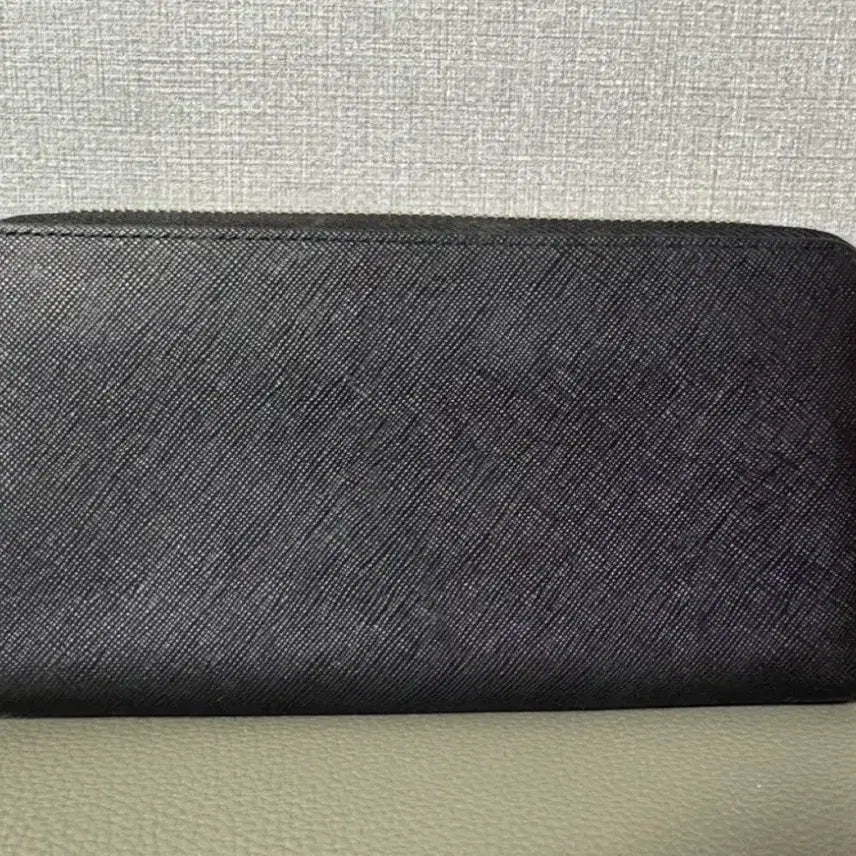 [BUNJANG] Hazzys Black Leather Long Wallet / 헤지스 블랙 가죽 장지갑