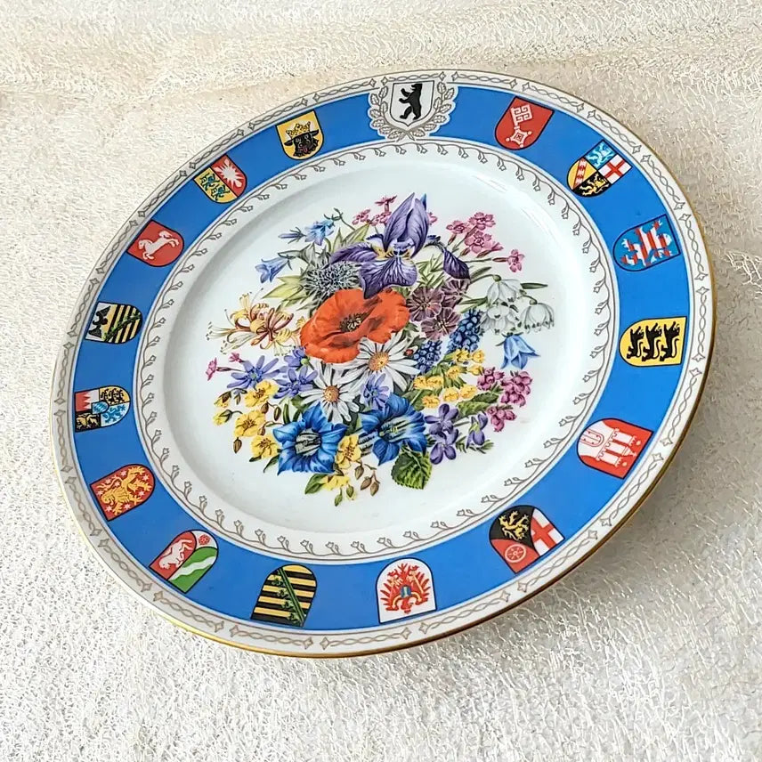[BUNJANG] Bavaria Garden Flora Germanica Decorative Plate / 바바리아 가든 플로라 게르마니카 장식접시