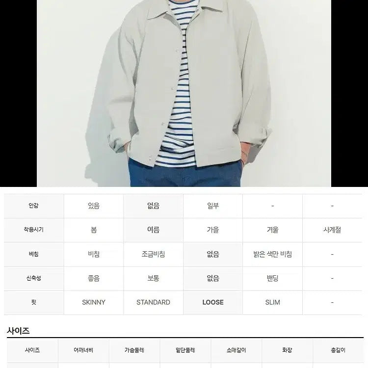 [BUNJANG] Project M Minimalist Jacket Cream 110 / [택 달린 새상품] 프로젝트엠 봄여름 미니멀 자켓 크림 110