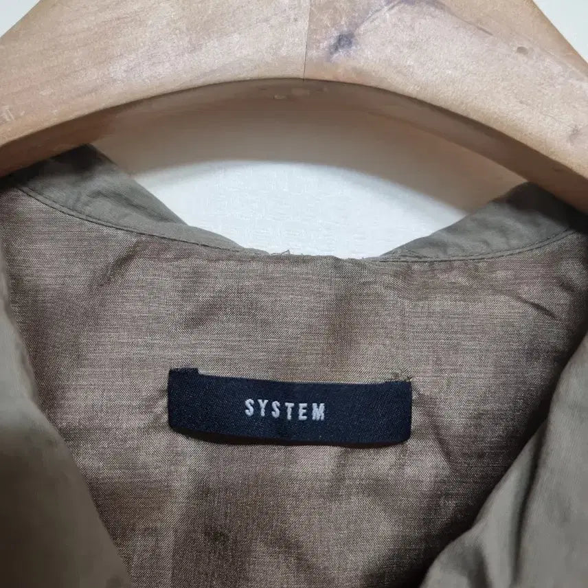 [BUNJANG] System Khaki Half-Zip Jumper / * 시스템 반집업  점퍼 95~100 사이즈 추천