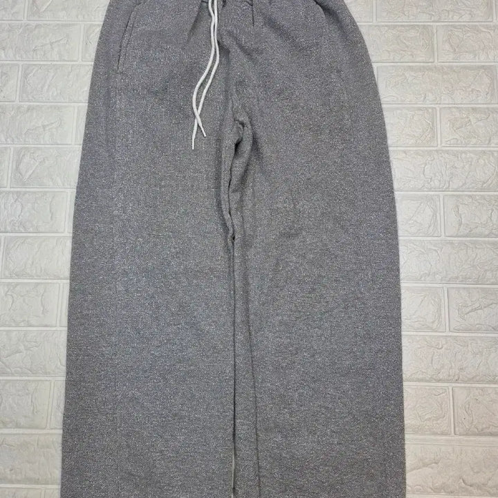 [BUNJANG] SJYP Melange Gray Training Wide Pants (S) / 한섬 sjyp 메란지 그레이 트레이닝 와이드 팬츠 s사이즈