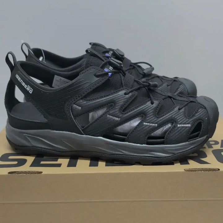 [BUNJANG] Nepa Hiking Sandals Black 255 / 새상품 네파 등산 샌들 블랙 255