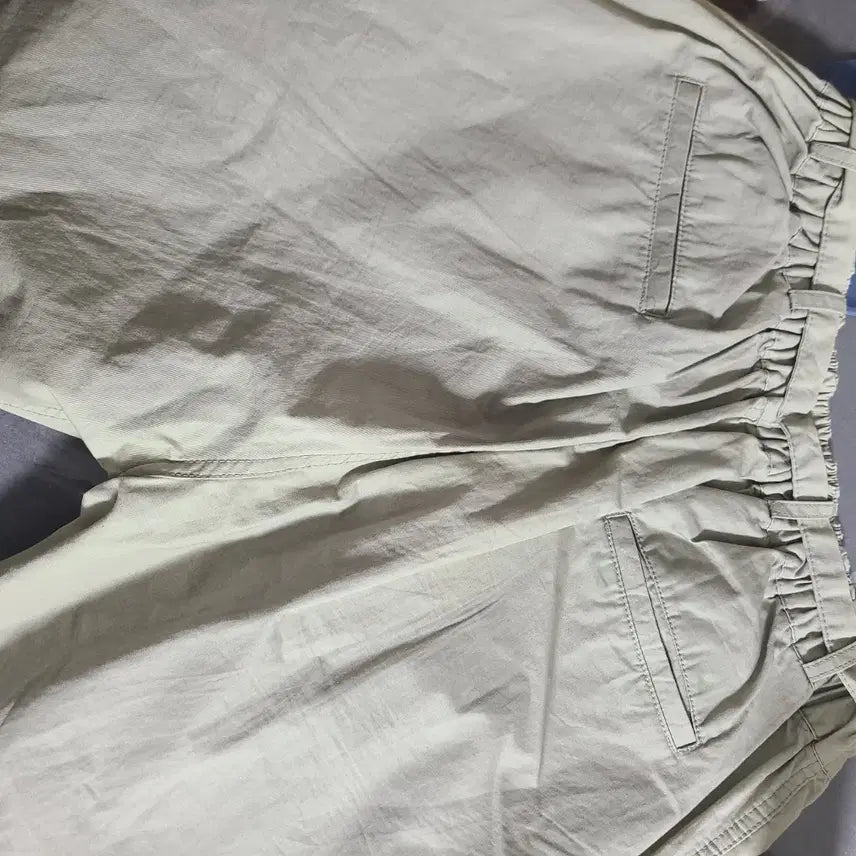 [BUNJANG] Chino Bending Two-Tuck Wide Cotton Pants / 치노 밴딩 투턱 스트링 와이드 면 팬츠